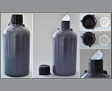 Бутылка узкогорлая, градуированная, 250 мл, п/эт, цв. серый, Aptaca